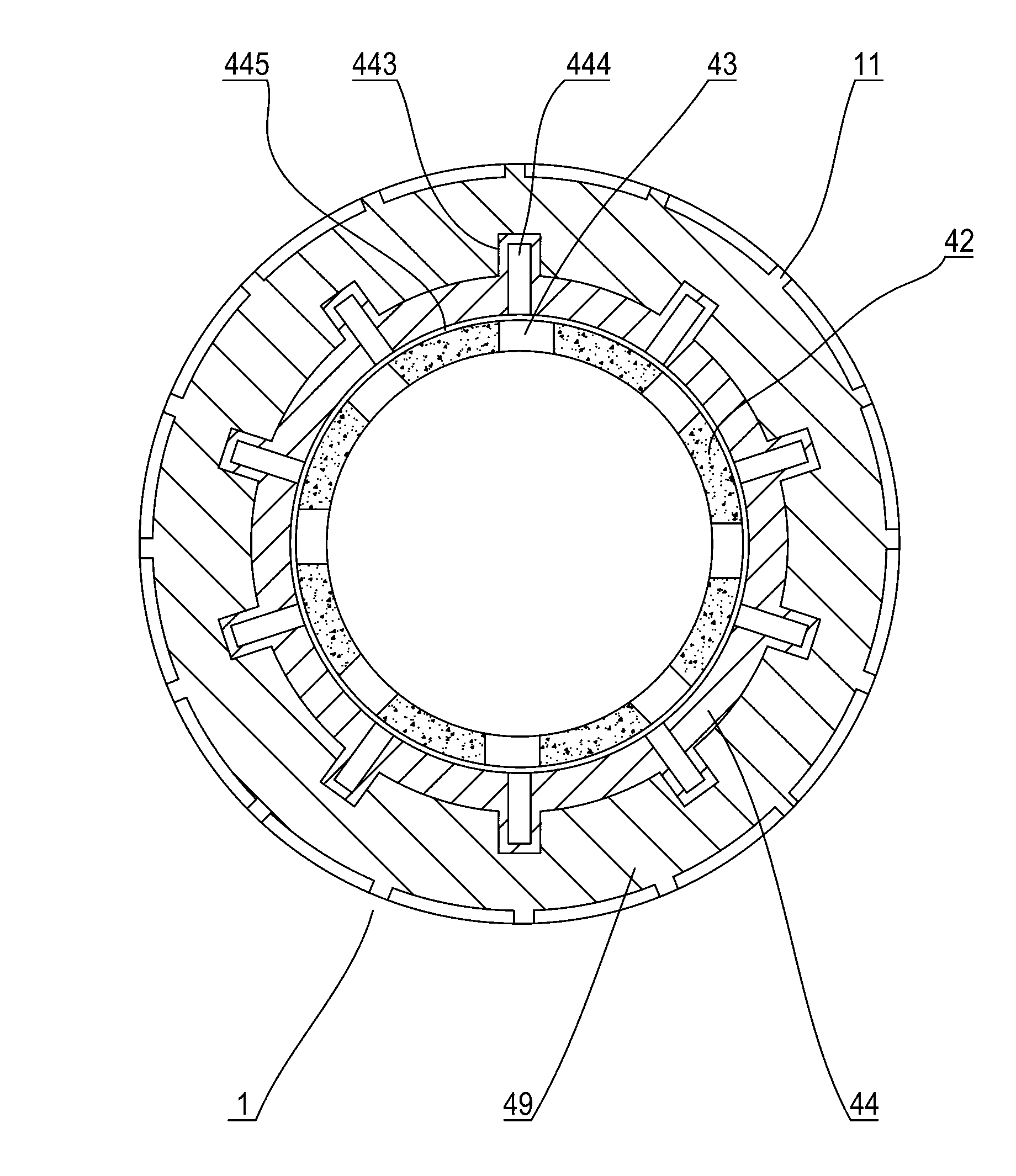 Stampings bonding prevention device for stamping die