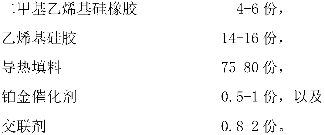 New energy battery pack heat-conductive sealing material and preparation method thereof