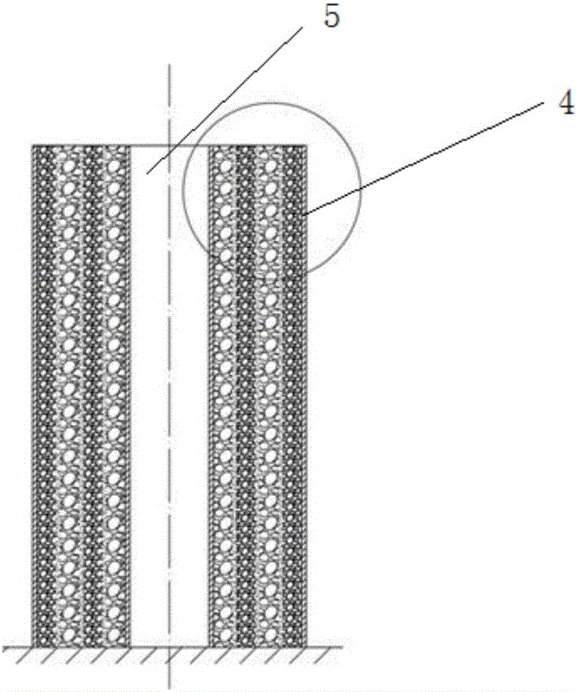 Buffer energy-absorbing structure