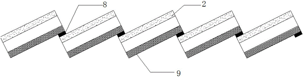 Connecting structure of crystalline silicon photovoltaic cell with transparent electrodes