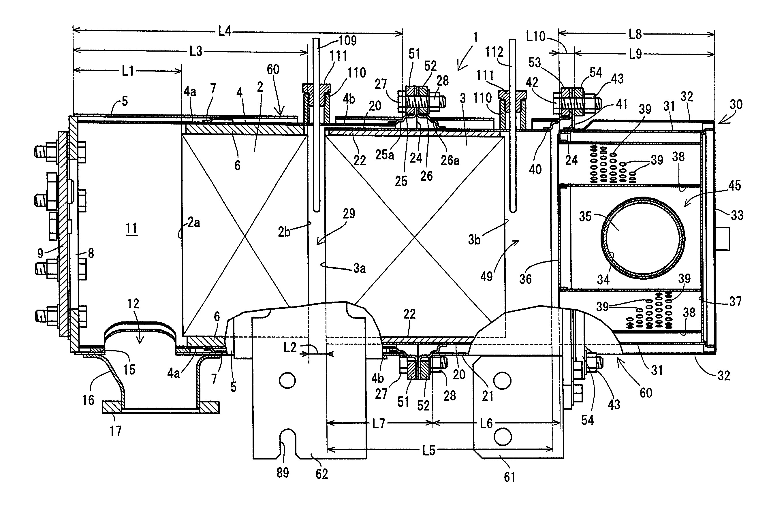 Exhaust gas purification device