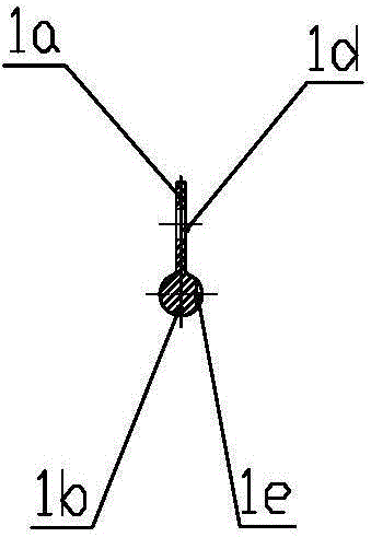 Inner yarn guide rod assembly of single-pipe yarn feeder