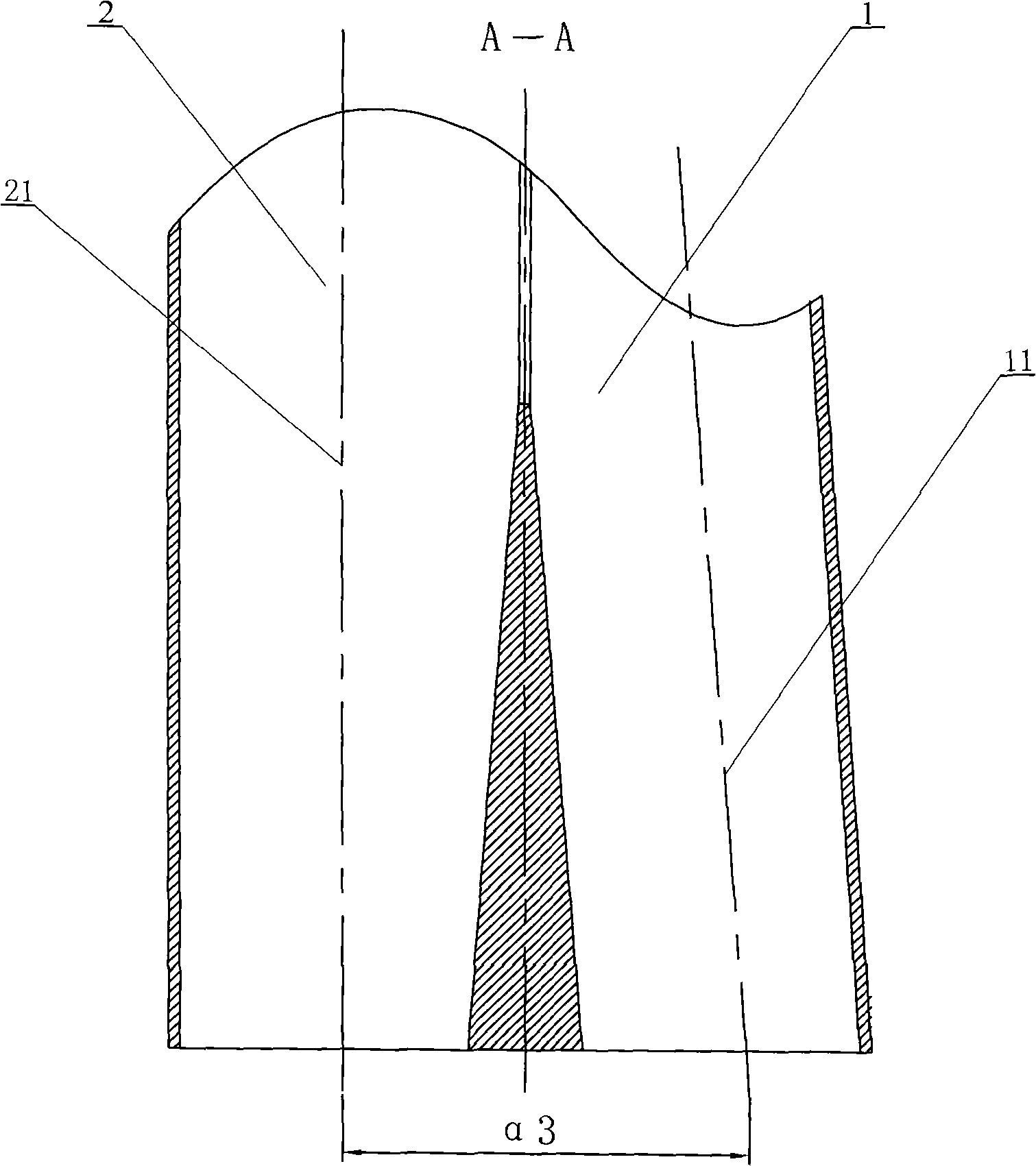 Wall type arranged horizontal rich-lean direct current combustion device