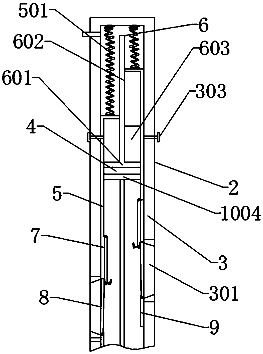 Soil layer survey device and survey method