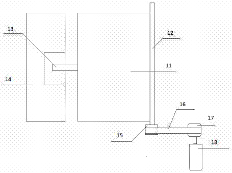 A locking mechanism for the enclosure door in a treadmill for boars