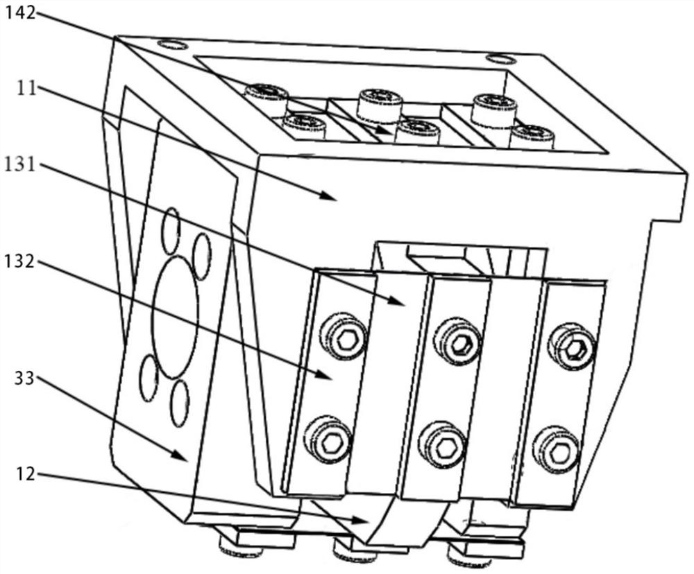 Transmission support and sliding device