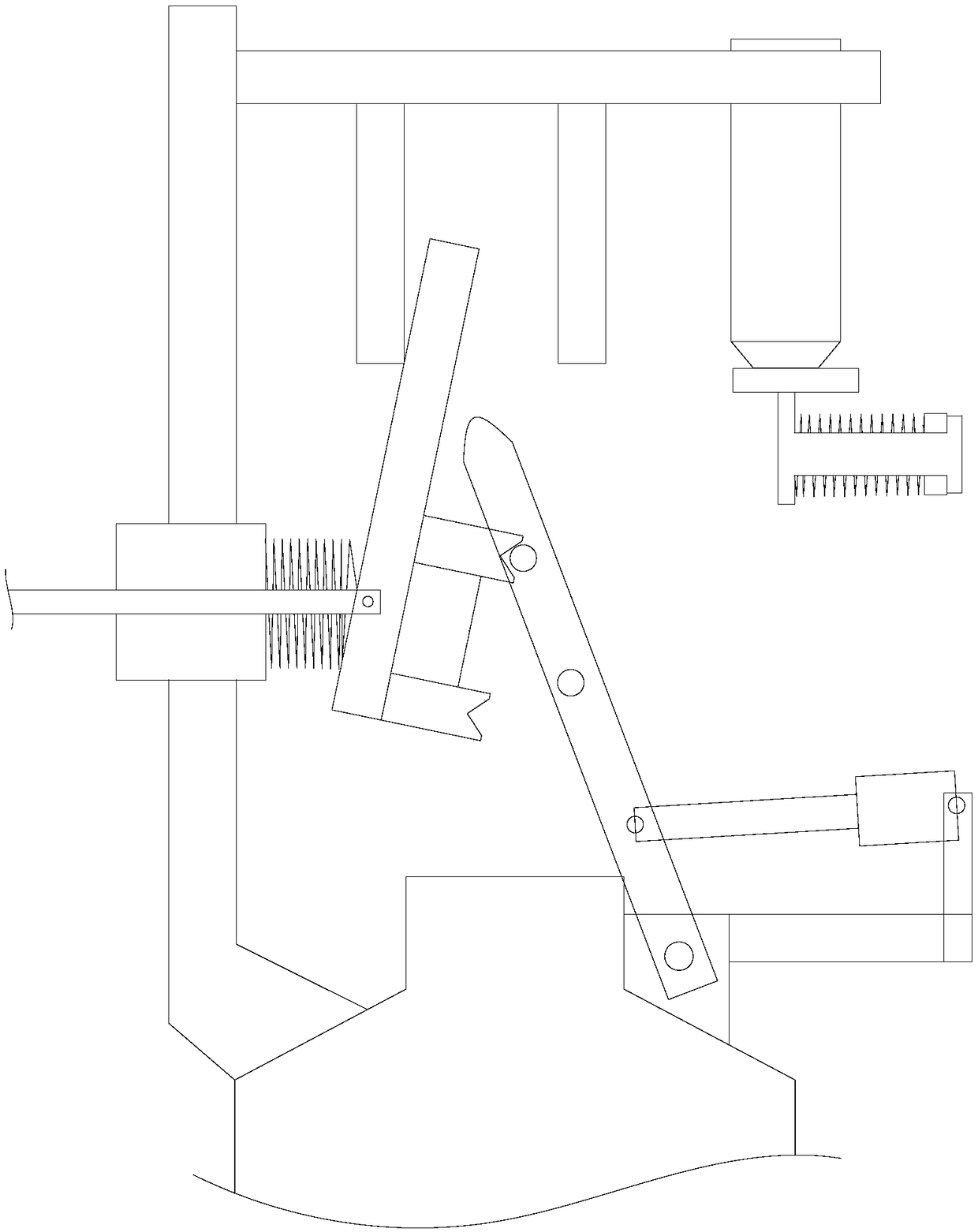 Automatic feeding device for chemical reaction tank