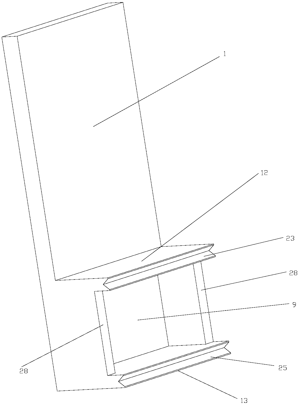 Automatic feeding device for chemical reaction tank