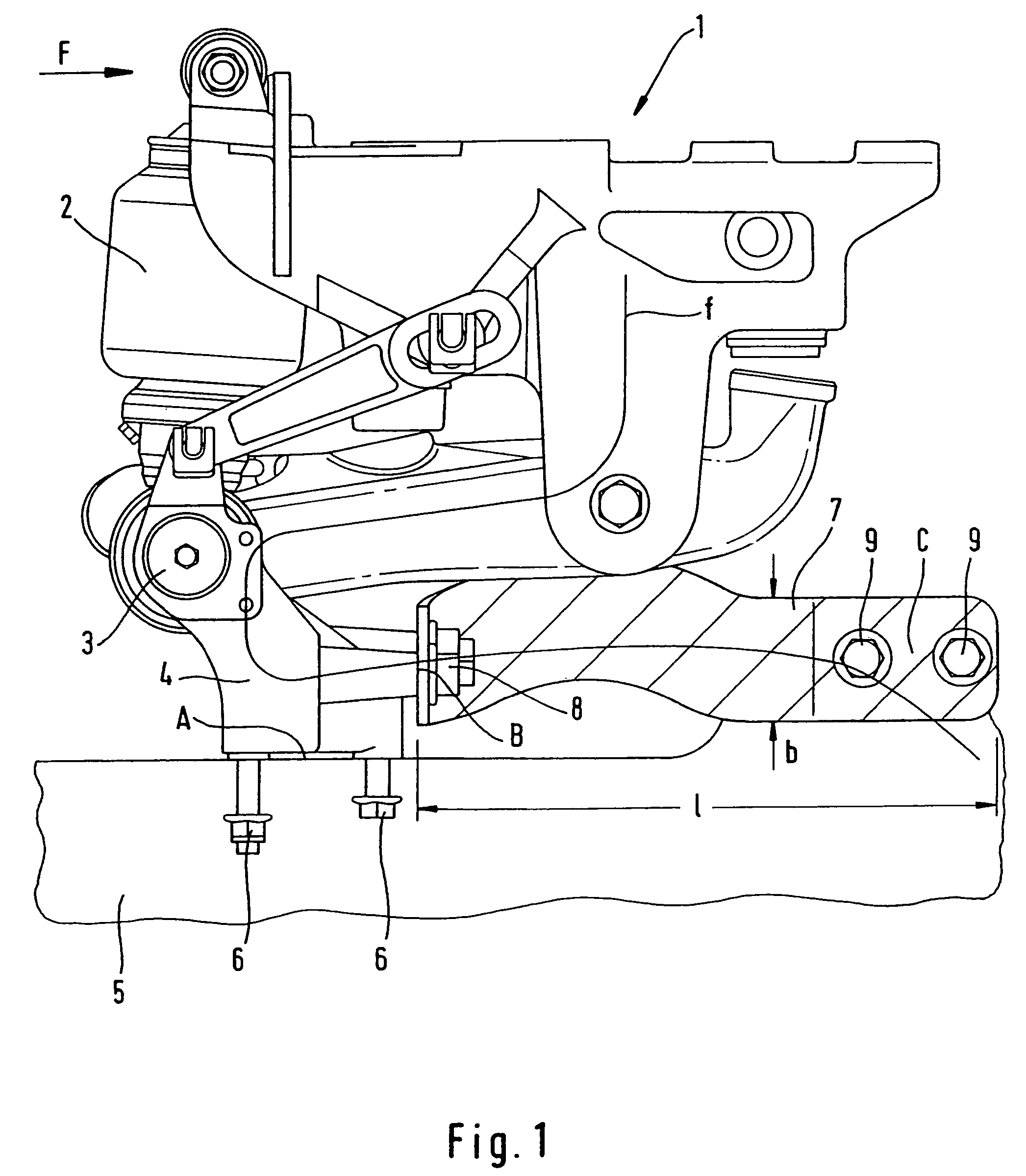 Linkage for a driver's cab