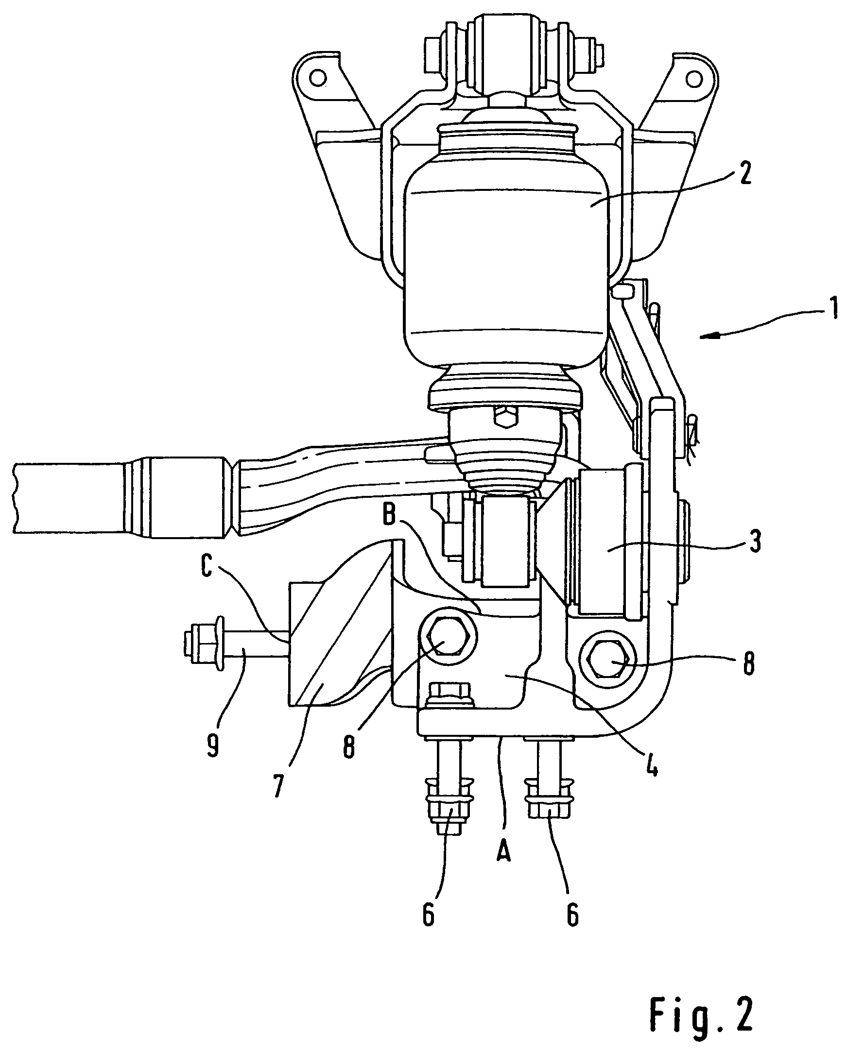 Linkage for a driver's cab