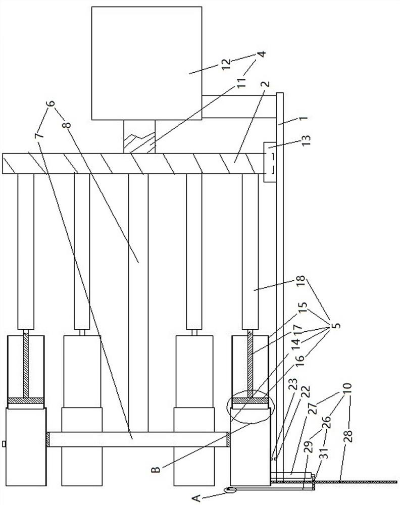 Peeling-slicing integrated machine with reciprocated slicing and multi-tube peeling for strip-shaped traditional Chinese medicinal materials