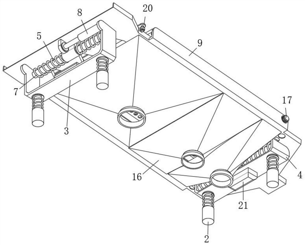 A screening device for finished nuts