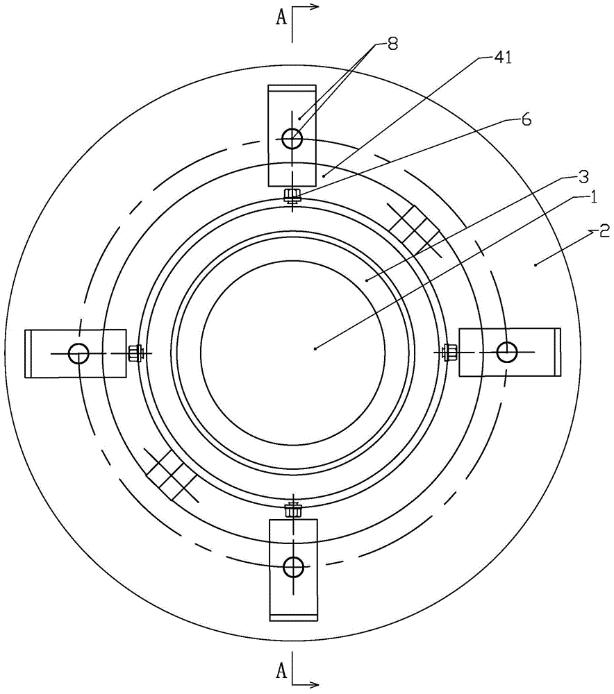 Comb tooth shaped elasticity self-adaptive sealing structure