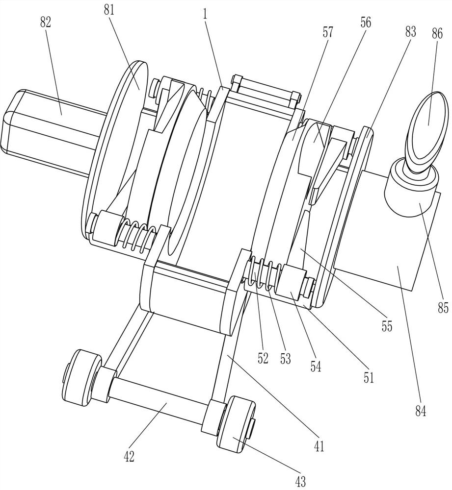 A deep-groove compartment tape feeder for exterior wall beautification construction