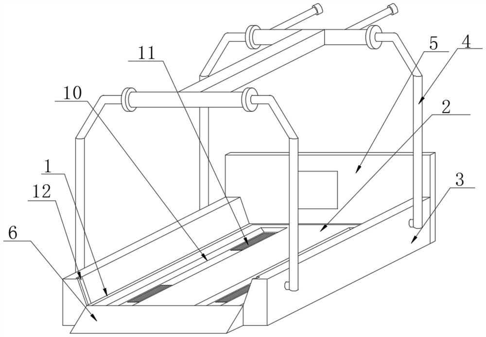 Vertical circulating parking garage with damping structure