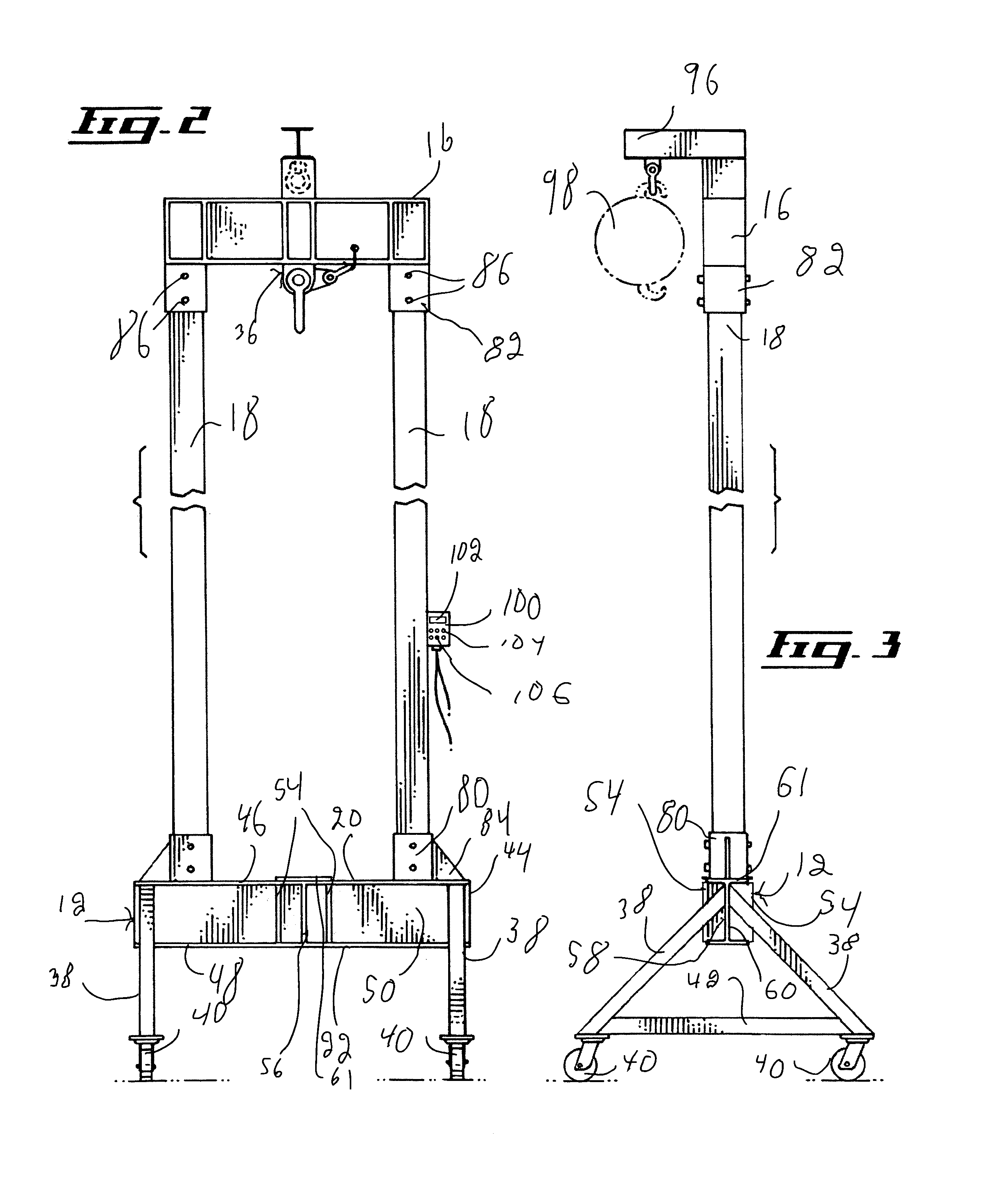 Polyvalent test stand