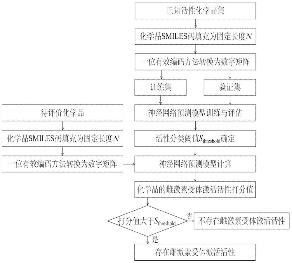 Chemical estrogen receptor activation activity prediction model and a screening method