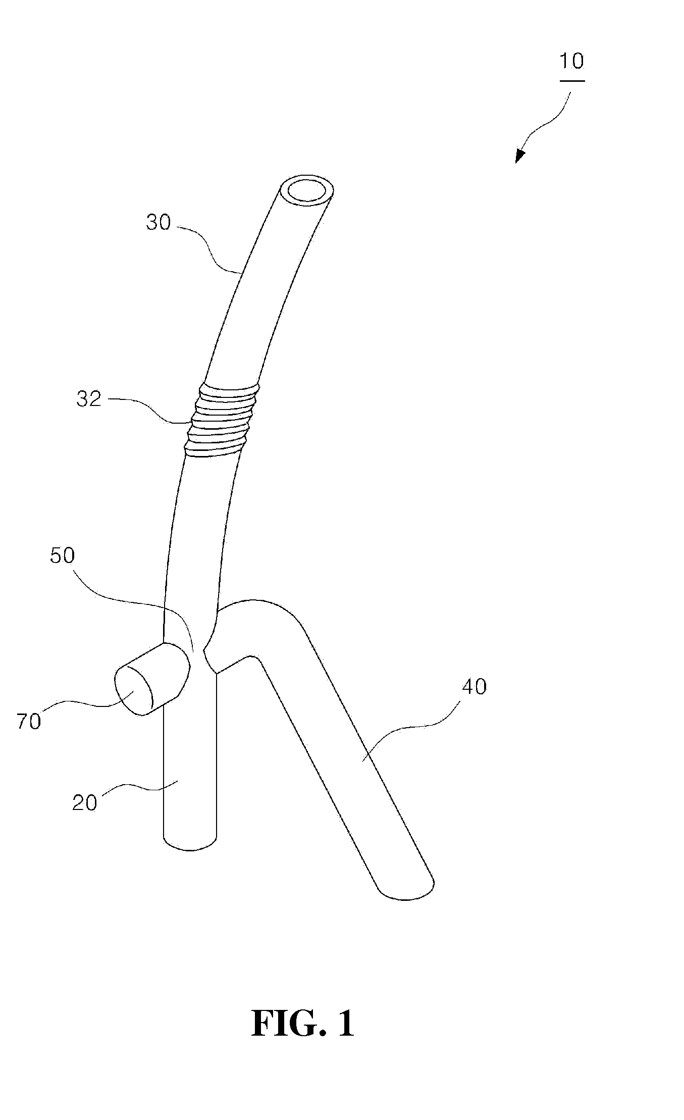 Contaminant backflow prevention straw and contaminant backflow prevention device having the same