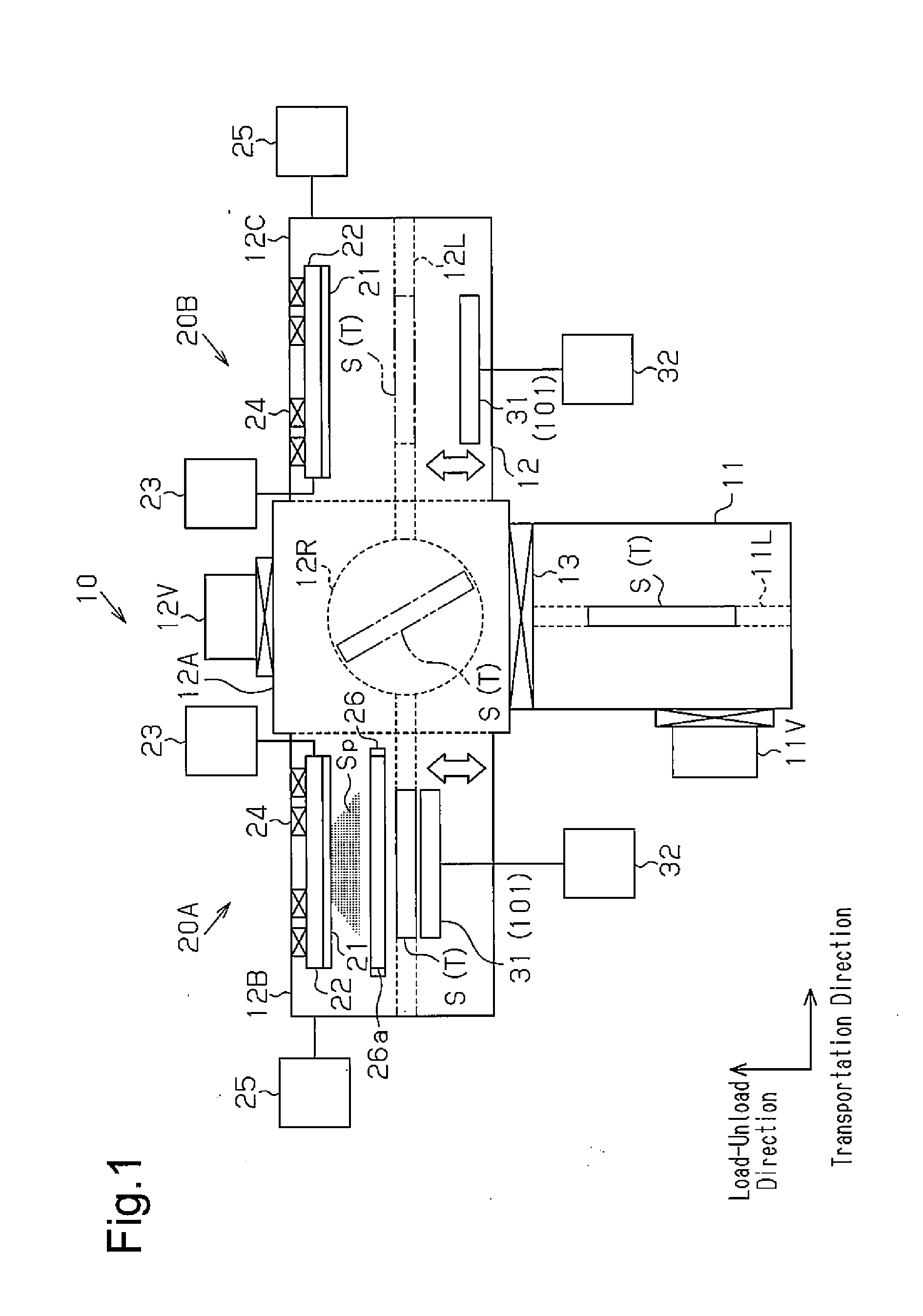 Thin substrate processing device