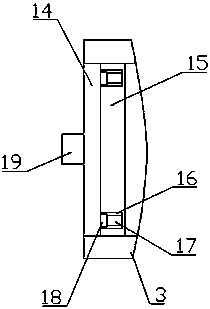 Sporting equipment placing rack used in gym class