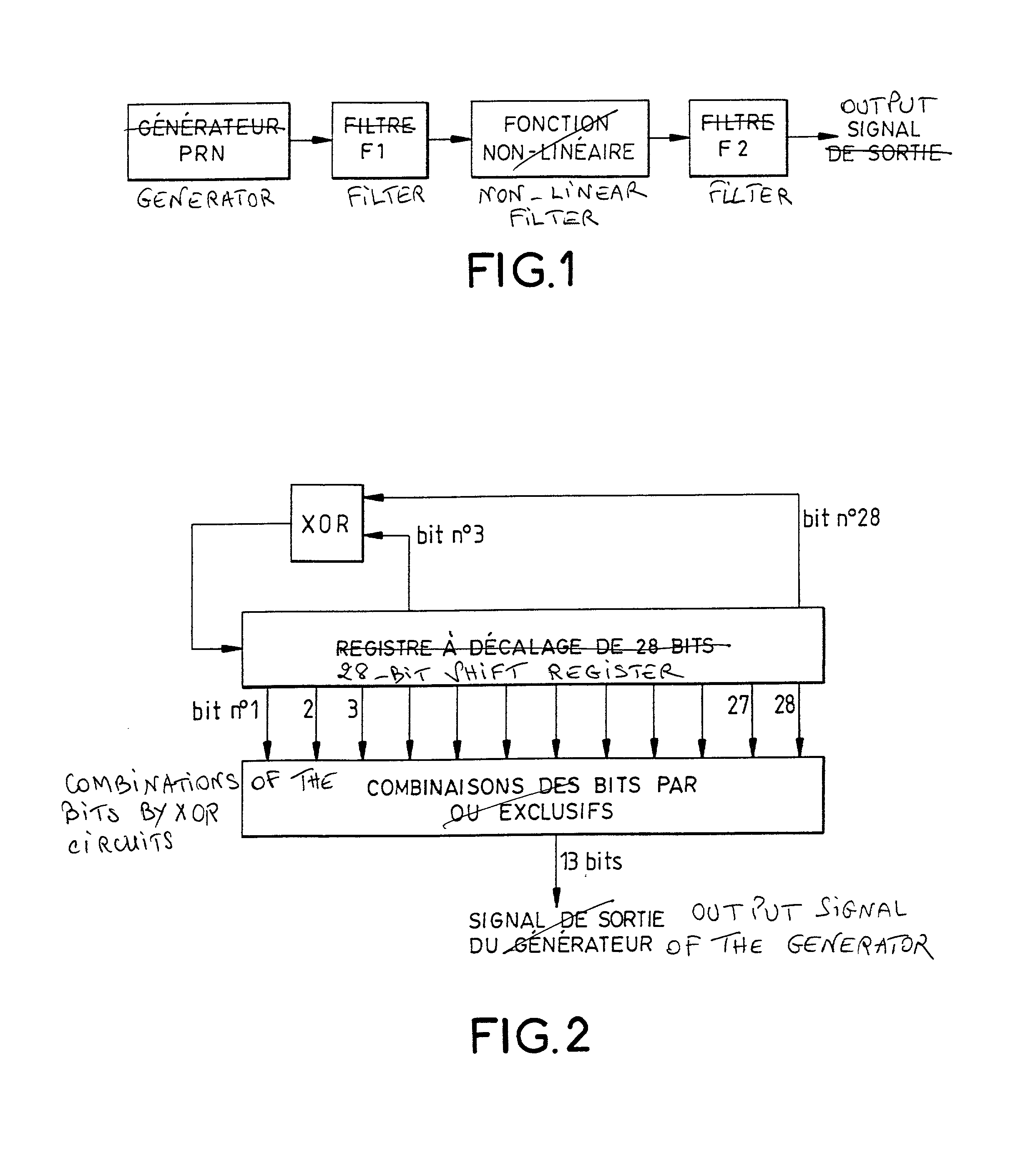 Method and device for the generation of a random signal with controlled histogram and spectrum