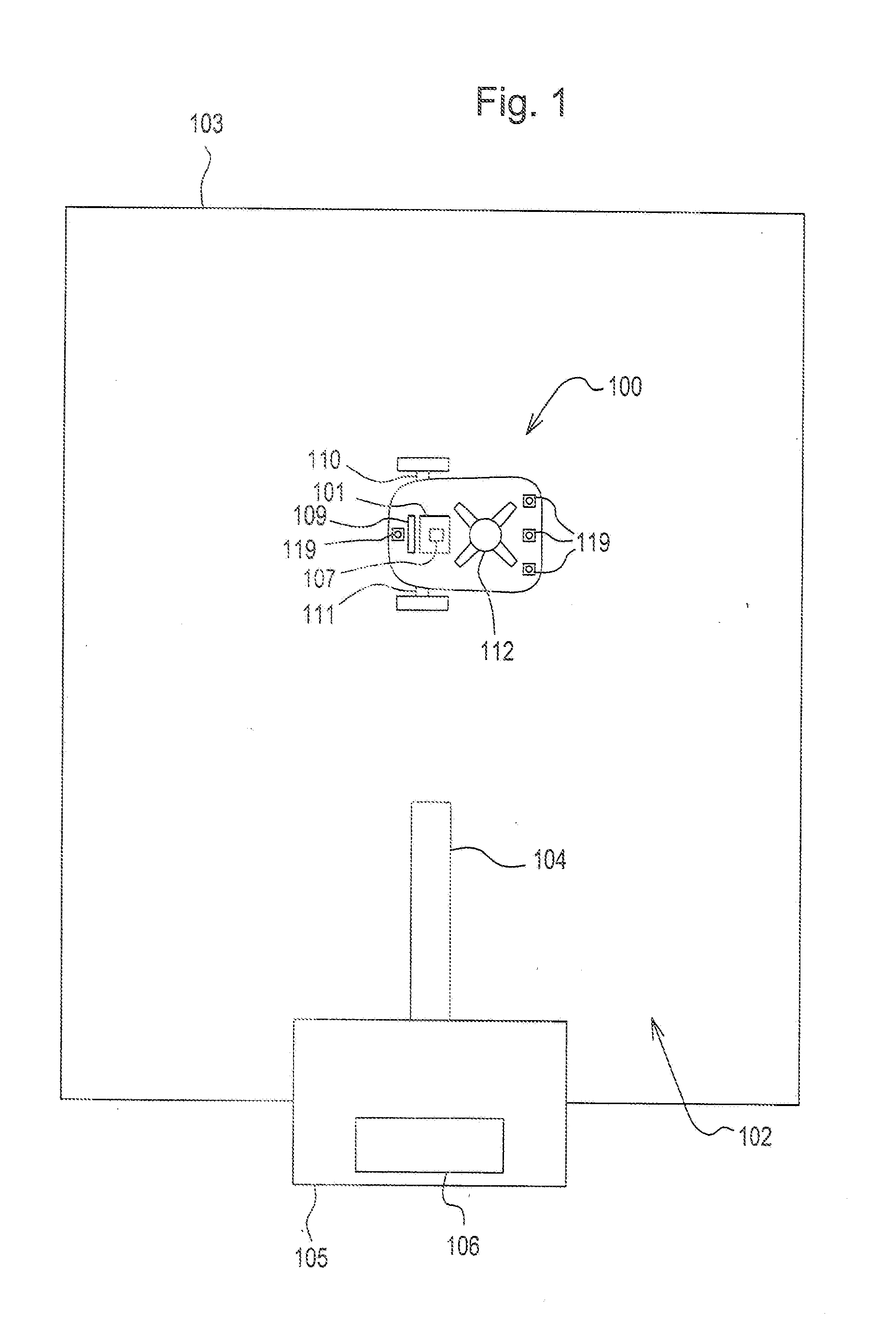 Robotic mower home finding system