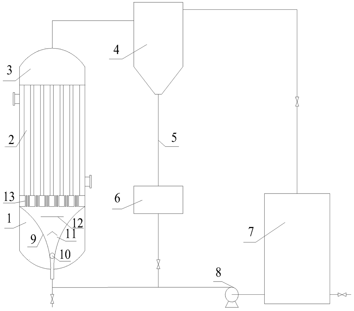 Non-fouling fluidized bed heat exchanger