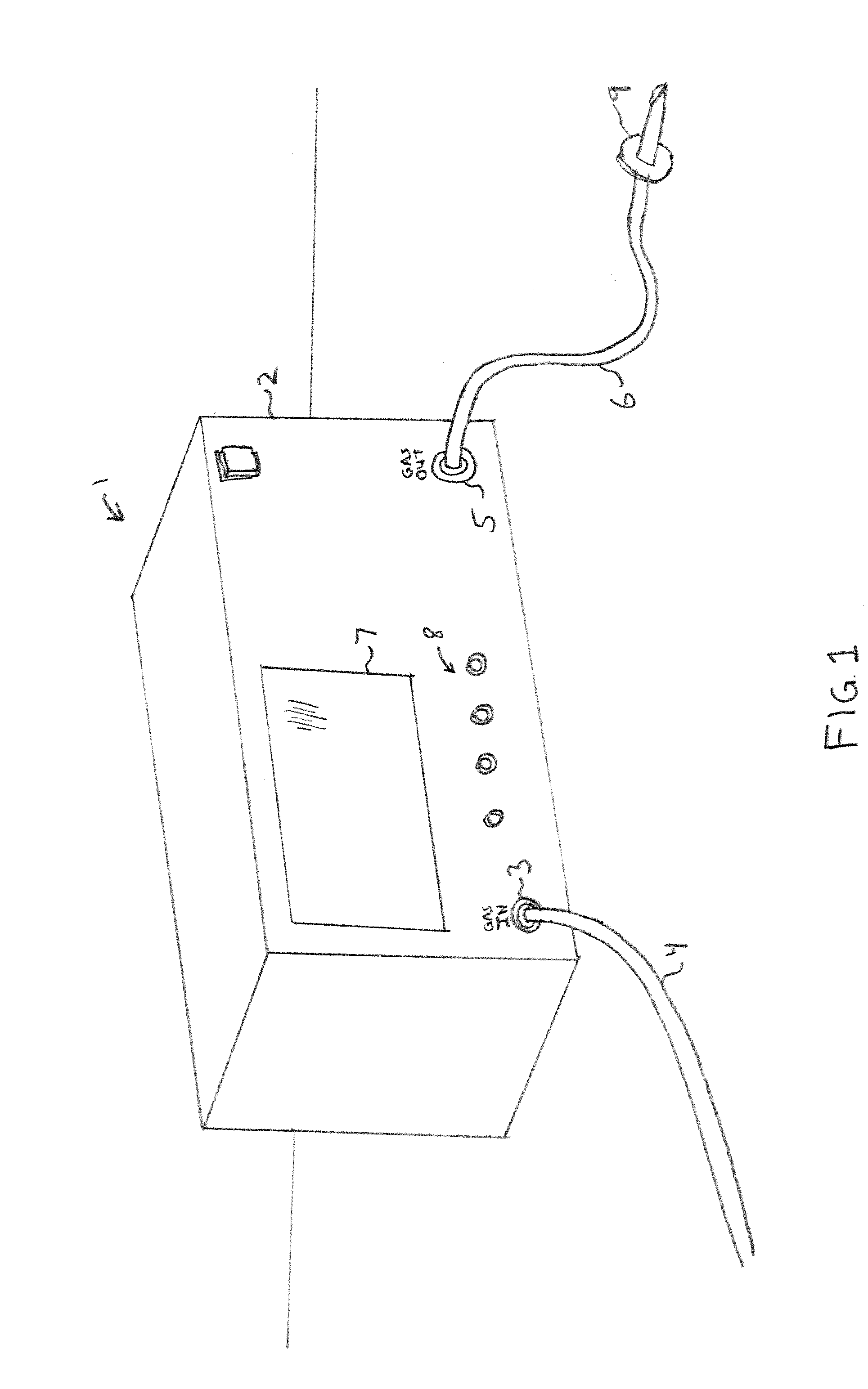 Method and Apparatus to Detect Biocontamination in an Insufflator for use in Endoscopy