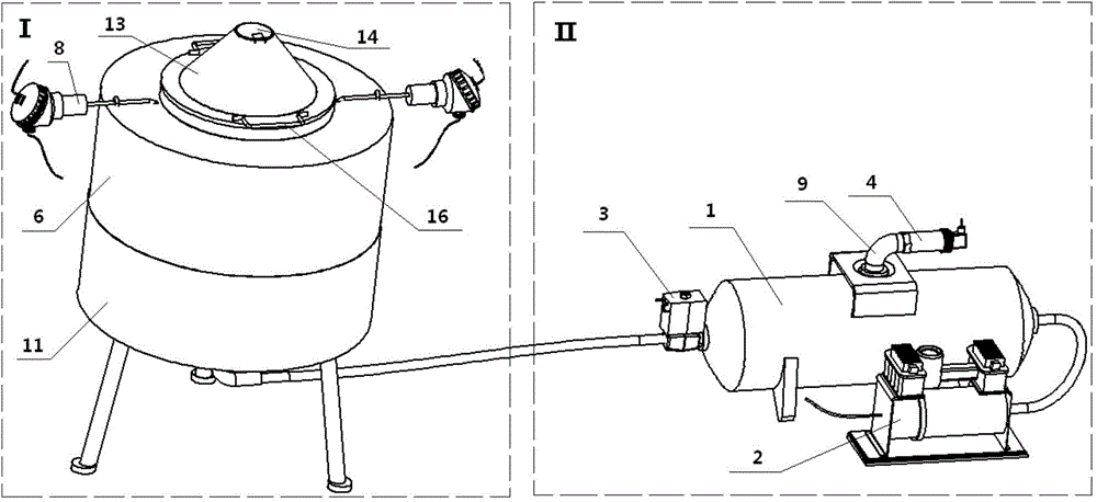 PM particle trap regeneration device