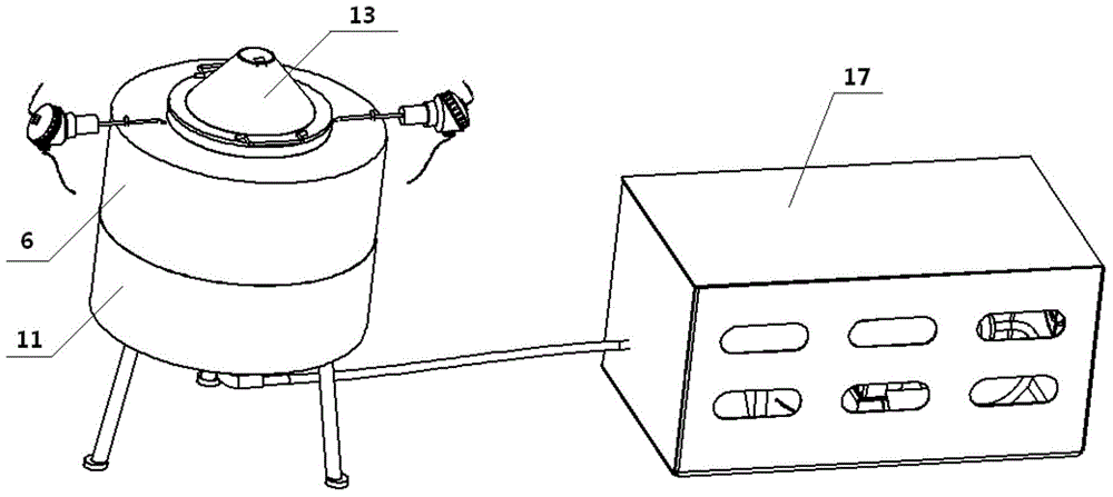 PM particle trap regeneration device