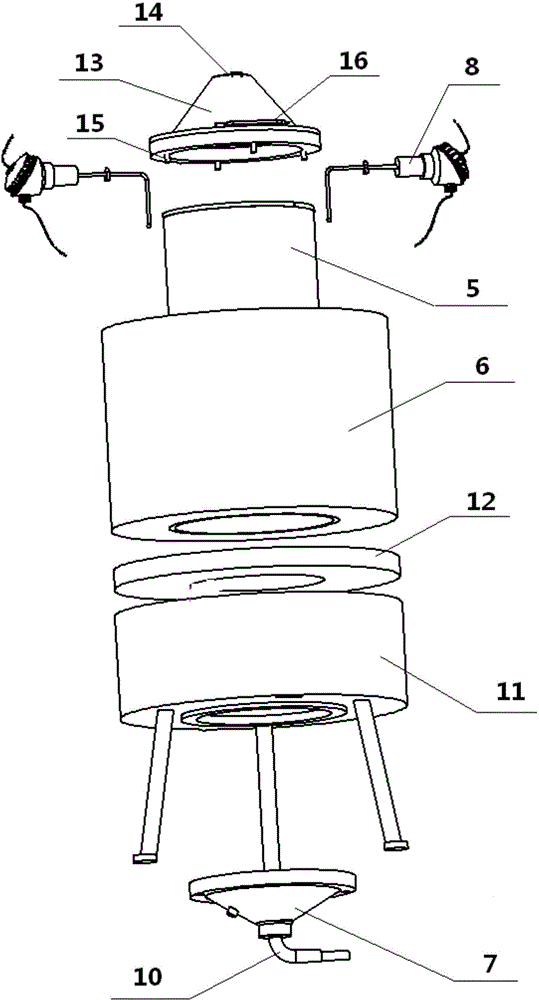 PM particle trap regeneration device