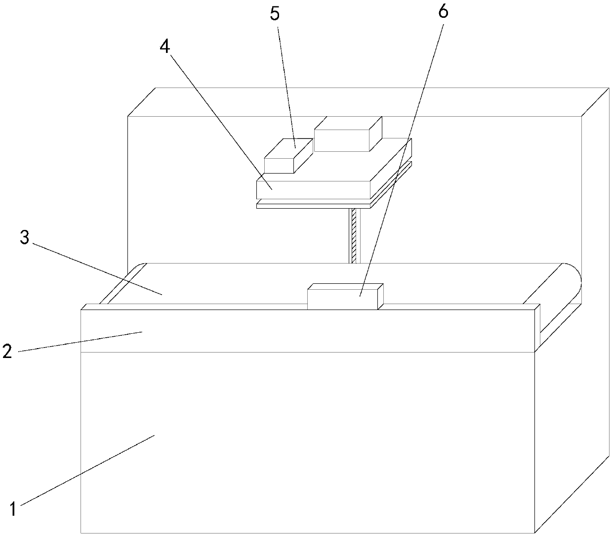 Thickness detection device used for brake clutch plate production