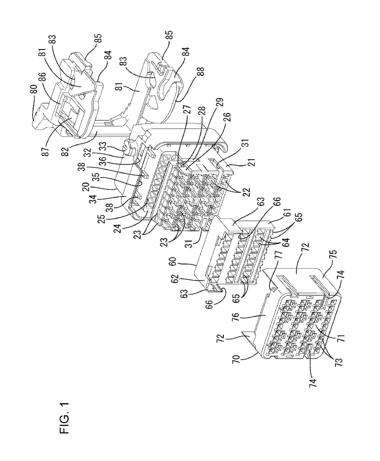 Connector and connector structure