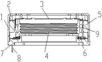 A double-reed lens driving device