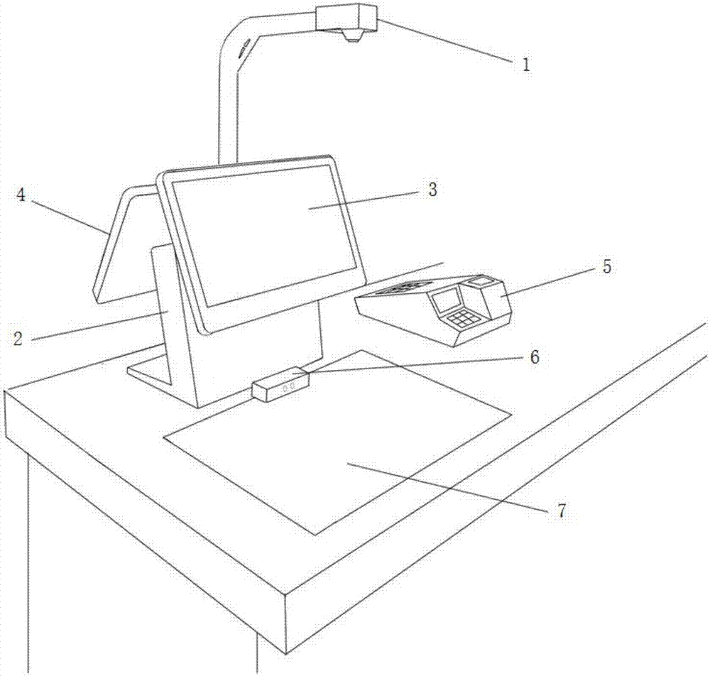 Self-selection restaurant automatic charging method