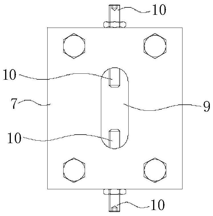 Oil distributor limit structure, propeller hydraulic system and ship