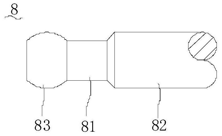 Oil distributor limit structure, propeller hydraulic system and ship