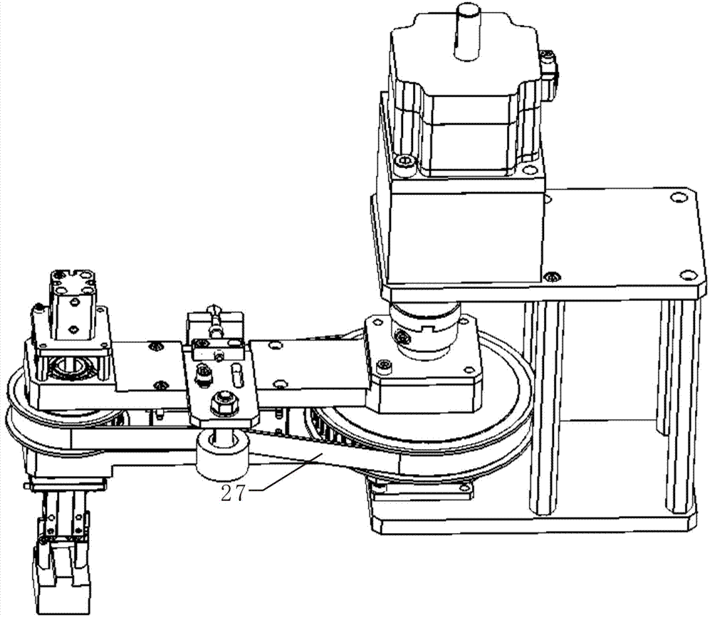 Part machining clamping and rotating control device