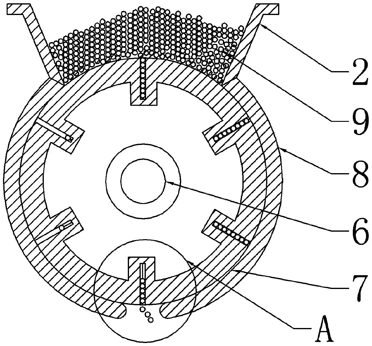 Chinese medicinal plant sowing device