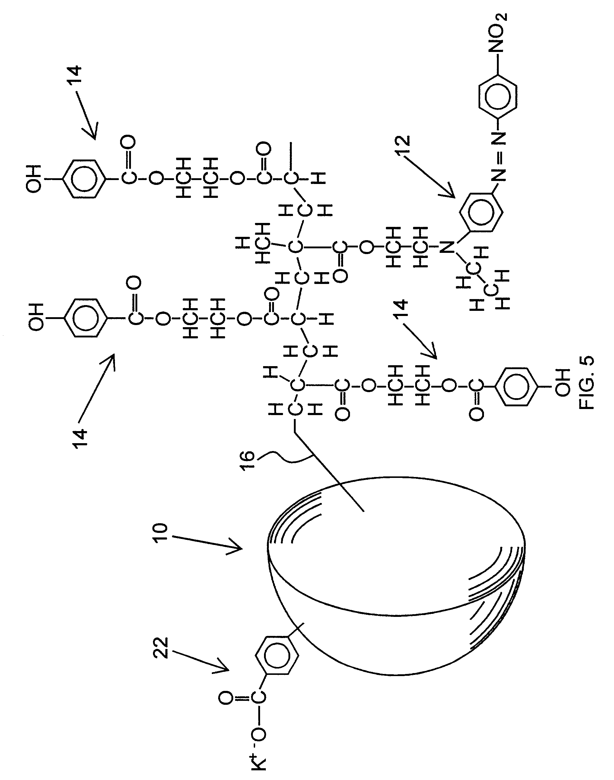 Encapsulated dye particle