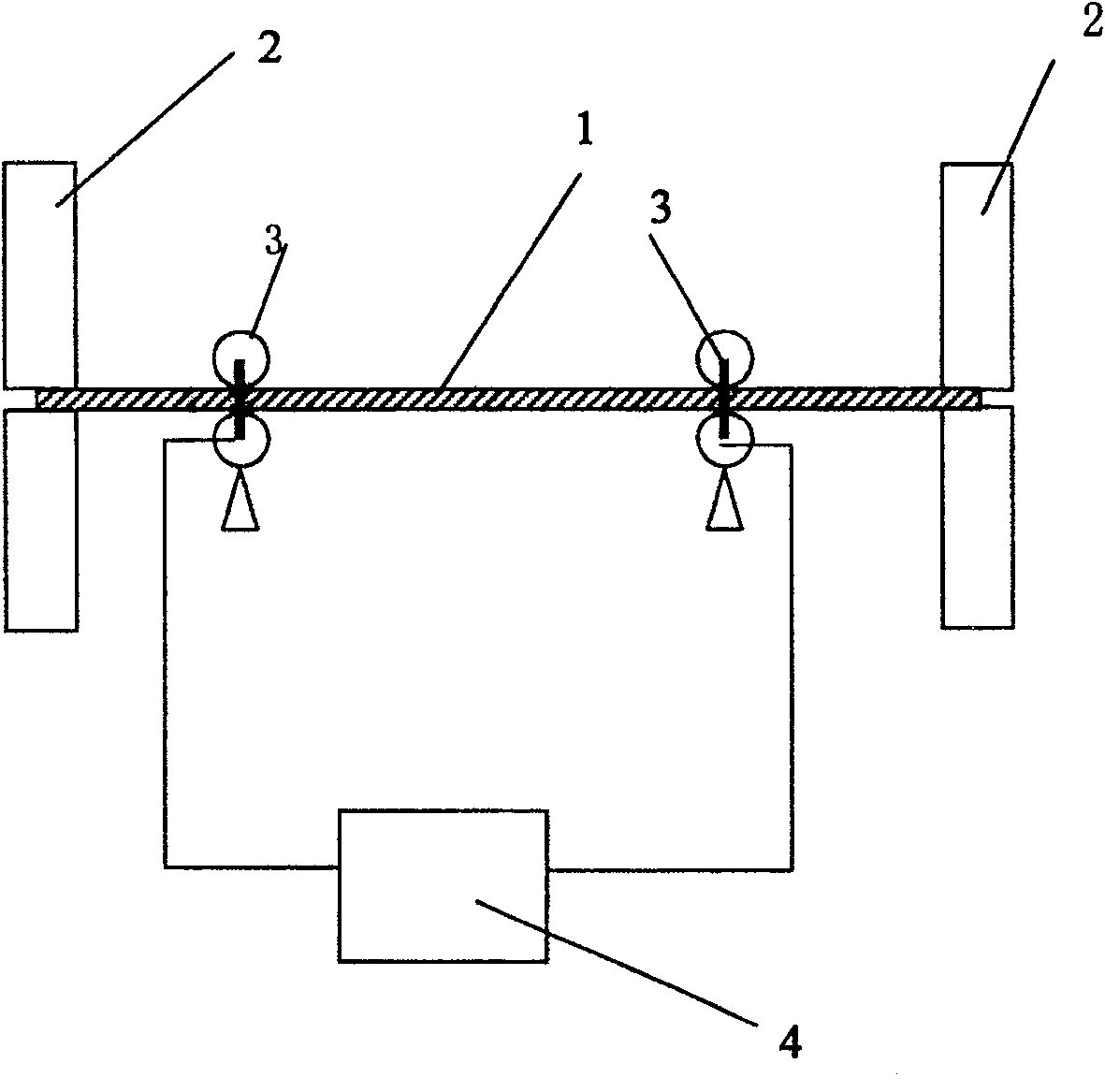 Method for determining metal film fatigue life in electro-mechanical coupling field