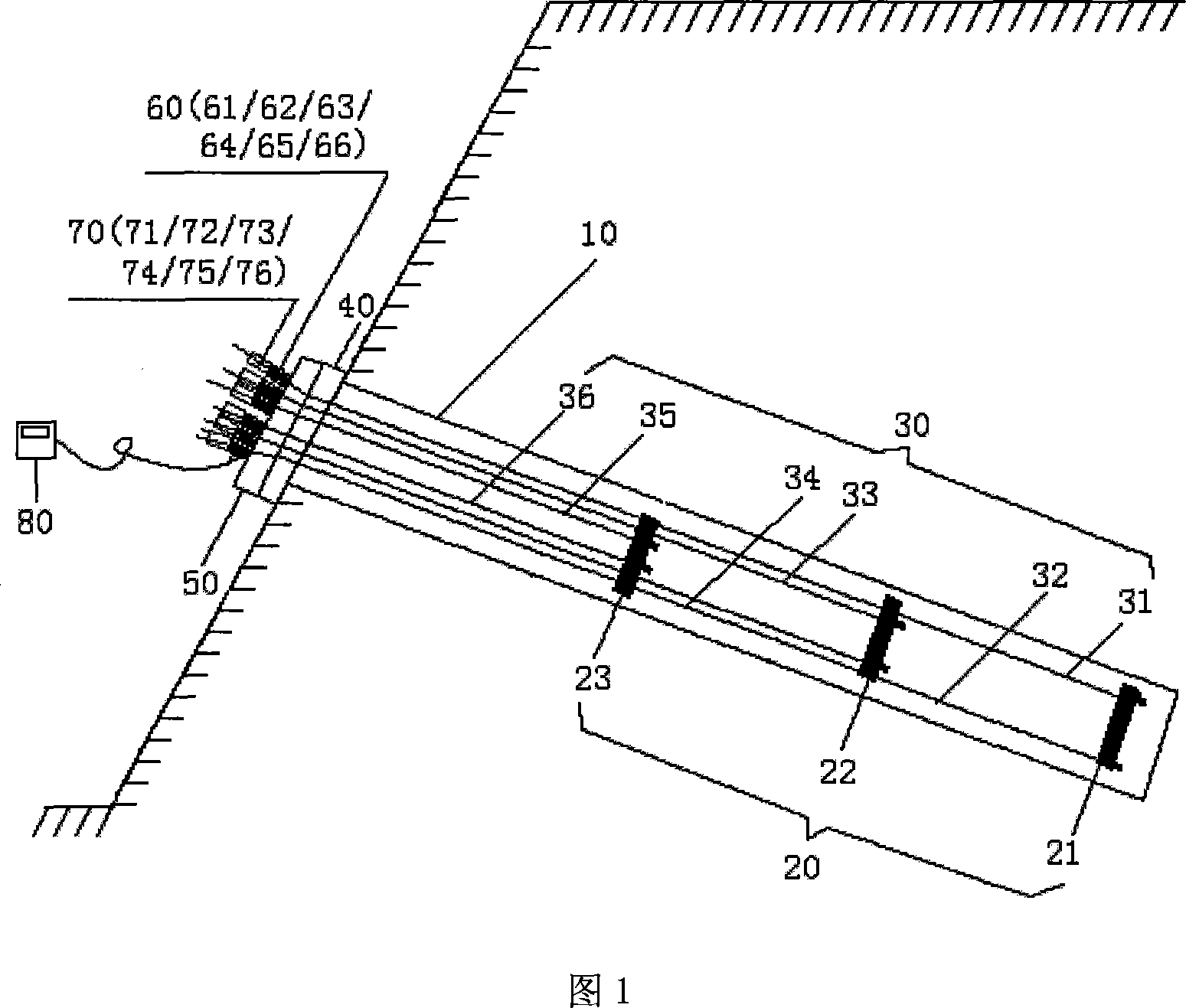 Pressure dispersing anchorage cable stress state monitoring device