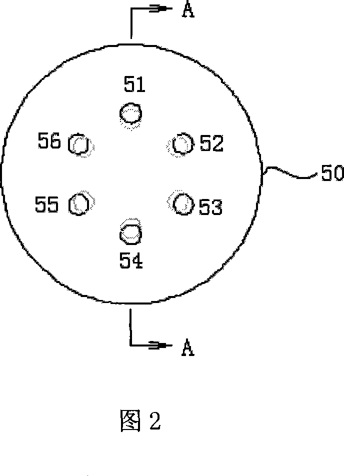 Pressure dispersing anchorage cable stress state monitoring device