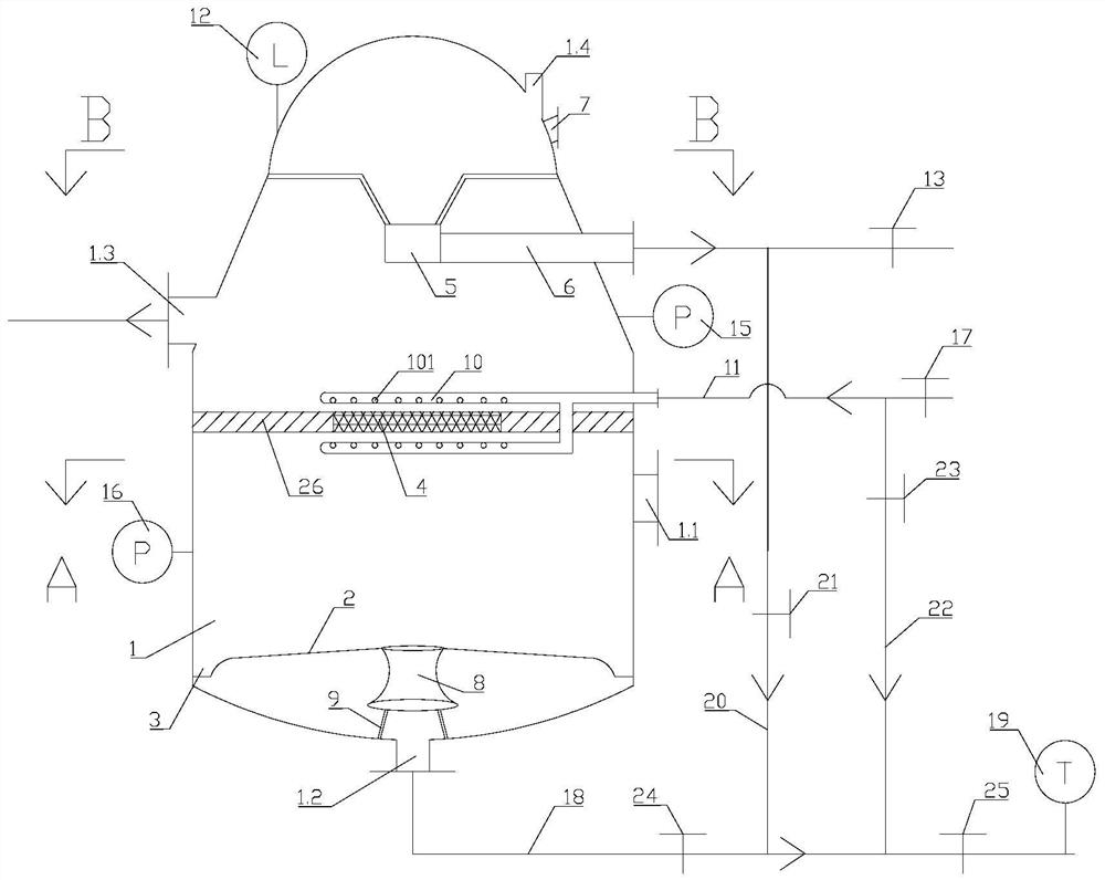 Solid-containing wastewater separation device and solid-containing wastewater separation control method