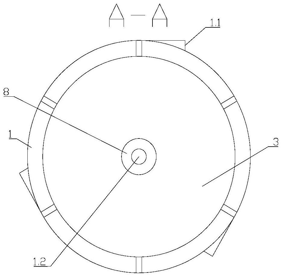 Solid-containing wastewater separation device and solid-containing wastewater separation control method