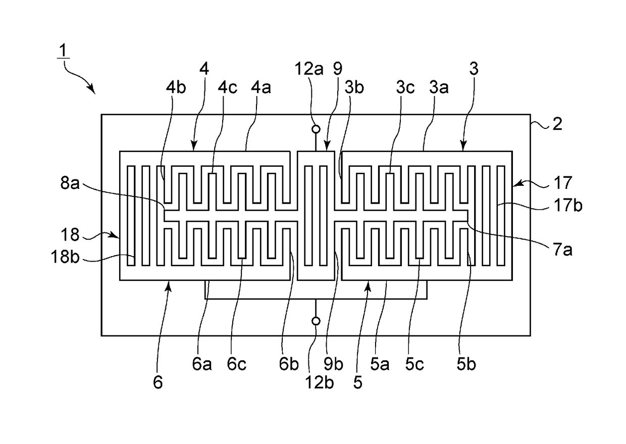 Elastic wave resonator, band pass filter, and duplexer