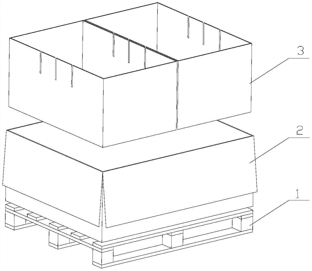 A car seat slide rail packaging box