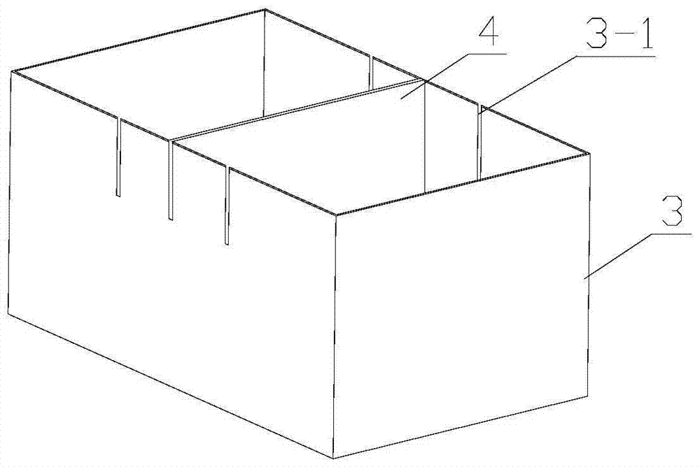 A car seat slide rail packaging box