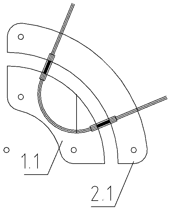 Large range reinforcing steel corrosion monitoring sensor based on fiber bragg grating sensing technology