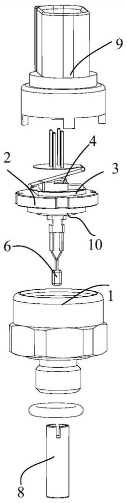 Temperature and pressure sensor